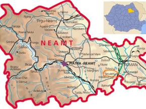 Localizarea comunei Secuieni in harta judetului Neamt